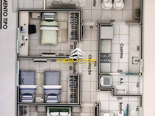 #PRI1704 - Apartamento para Venda em Belo Horizonte - MG