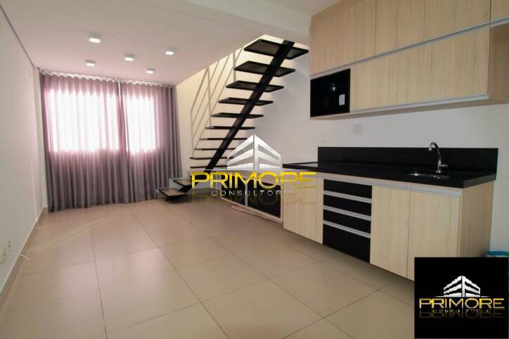Loft no bairro Sion com armários