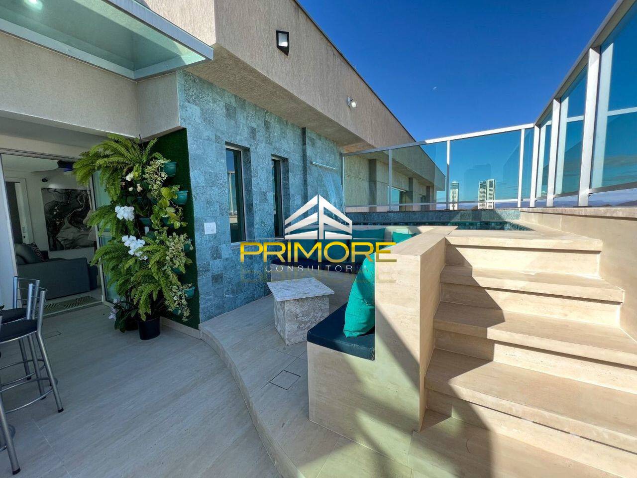 Cobertura de 2 quartos alto luxo e exclusiva 168m²