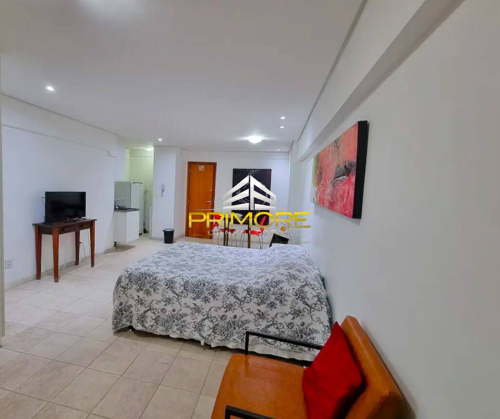 Apartamento 1 quato mobiliado para locação no Centro