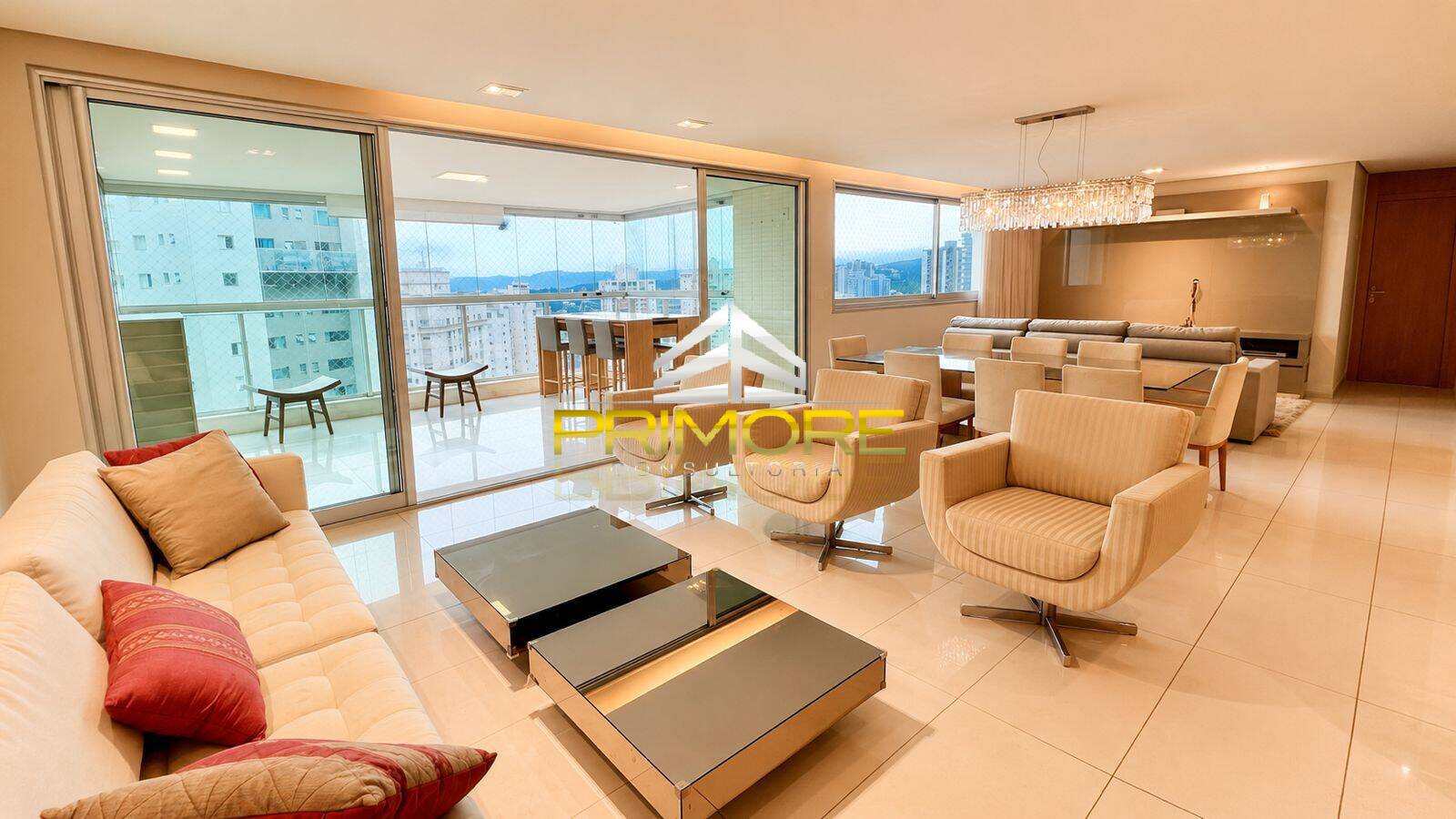Apartamento mobiliado 4 quartos no Vila da Serra 220m2