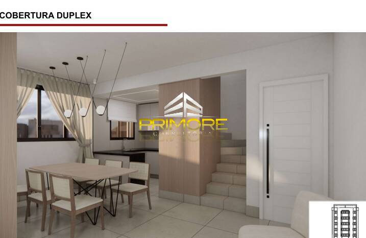 Cobertura Duplex 3 quartos, com 153 m² no Bairro Coração Eucarístico